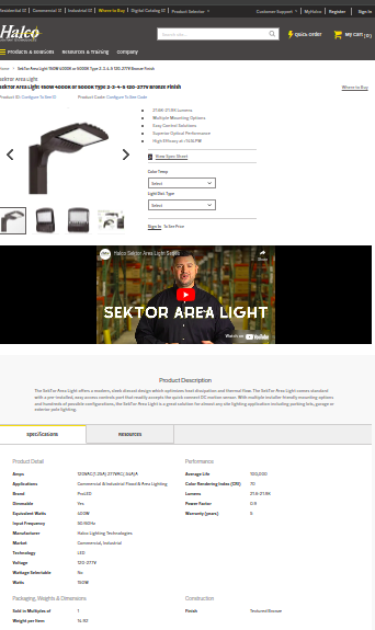 Halco Lighting Screenshot 3